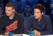 Fonky Flav et Nekfeu du groupe 1995 dans On n’est pas couché