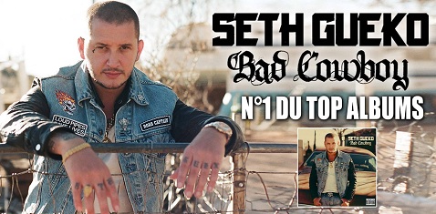 Seth Gueko : Bad Cowboy numéro 1 au top albums cette semaine