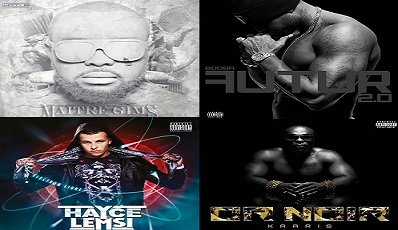 Booba, Lacrim, La Fouine, Kaaris, Maitre Gims votez pour vos artistes 2013 préférés