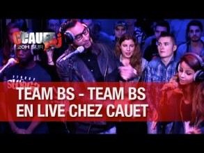La Fouine avec la Team BS en live chez Cauet sur NRJ