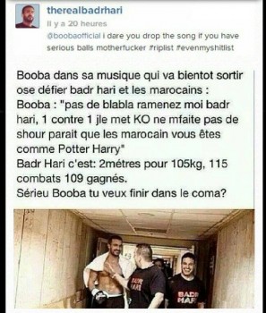 Booba : Badr Hari clash le rappeur sur Instagram !