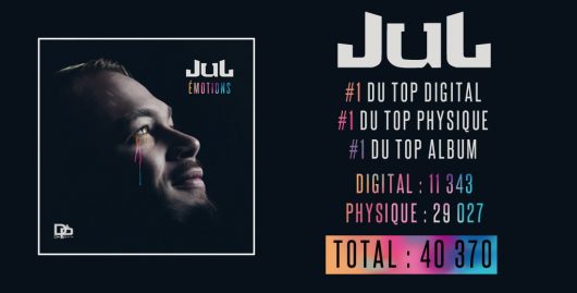 JUL : Numéro 1 du TOP ALBUM avec