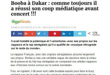 Booba taclé par les artistes et la presse au Sénégal !