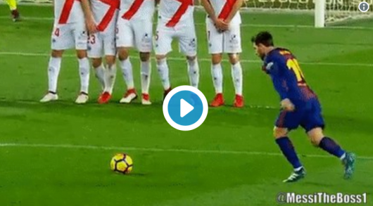 Lionel Messi : son coup franc magnifique face à Alavés ! (Vidéo)