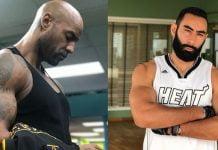 Booba affiche La Fouine avec des tatouages Unkut et du visage de B2O !