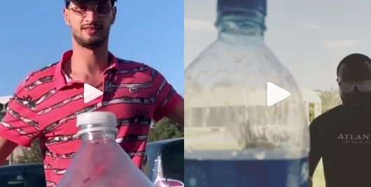 Après Booba, Maitre Gims et Soolking tentent le Bottle Cap Challenge !