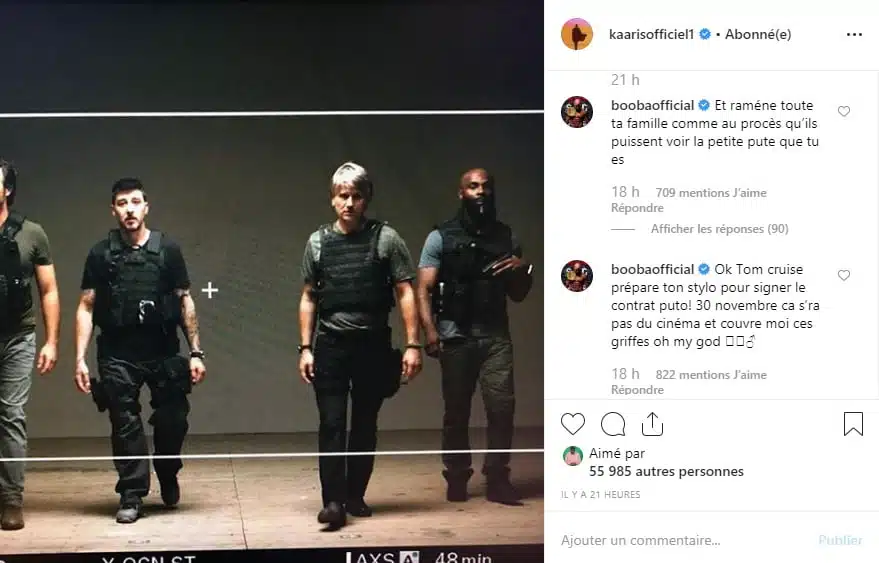 Kaaris dans le film d'Olivier Marchal, Booba le clash violemment avec des commentaires fracassants !