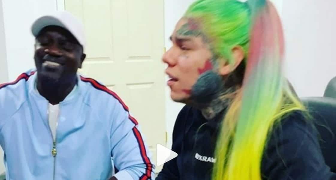 6ix9ine balance un remix du tube légendaire Locked Up avec Akon