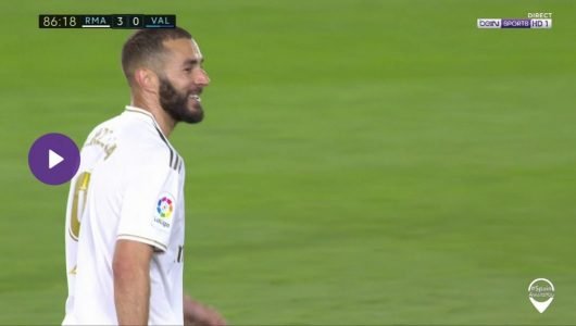 Karim Benzema marque un but extraordinaire face à Valence avec un enchaînement somptueux (Vidéo)