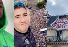 Booba soutient Acrobate94 pour avoir arraché la banderole de Génération Identitaire