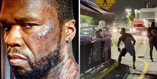 50 Cent impliqué dans une violente bagarre à coups de tables et de chaises 