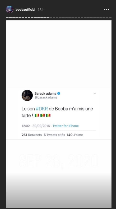 Booba révèle des tweets compromettants de Barack Adama pour l'humilier, 