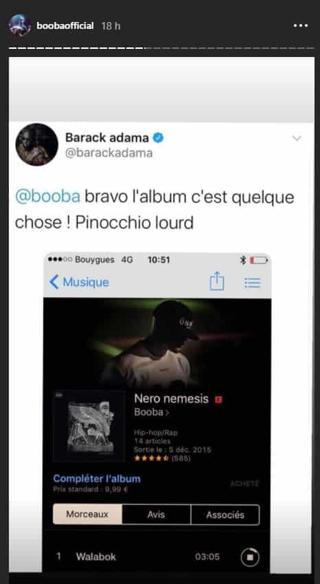 Booba révèle des tweets compromettants de Barack Adama pour l'humilier