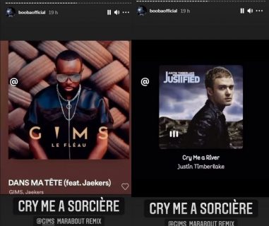 Gims accusé d'avoir plagié Drake, Travis Scott et Justin Timberlake par Booba qui s'en amuse