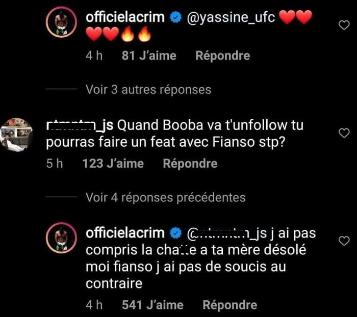 Lacrim traité de p'tit de Booba par Sofiane, il fait le point clairement sur cet épisode