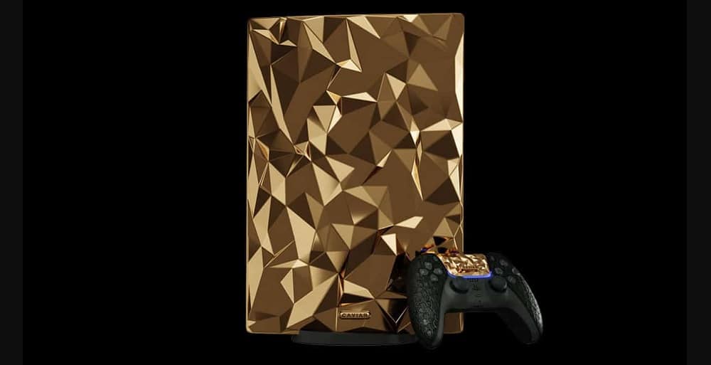 Voici la version OR de la PS5 à plus d'un million d'euros [Vidéo]