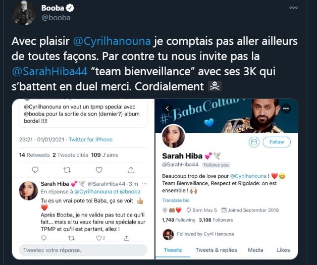 Booba aura le droit à un TPMP spécial Ultra chez Cyril Hanouna pour son album