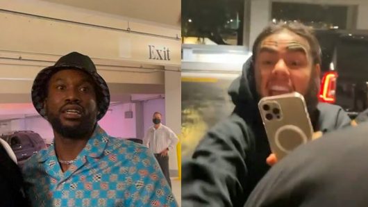 6ix9ine vs Meek Mill : règlement de comptes en face à face, la situation a failli dégénéré 