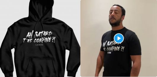 Lacrim lance une collection de vêtements t’es confiné et enflamme la toile !