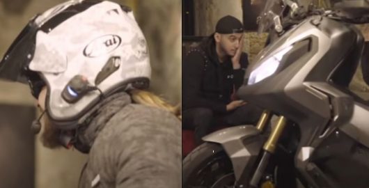 SCH stoppe une interview de Soso Maness avec son scooter