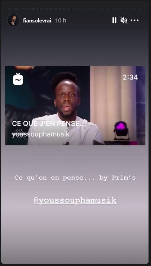 Sofiane partage l'opinion de Youssoupha sur les attaques du RN