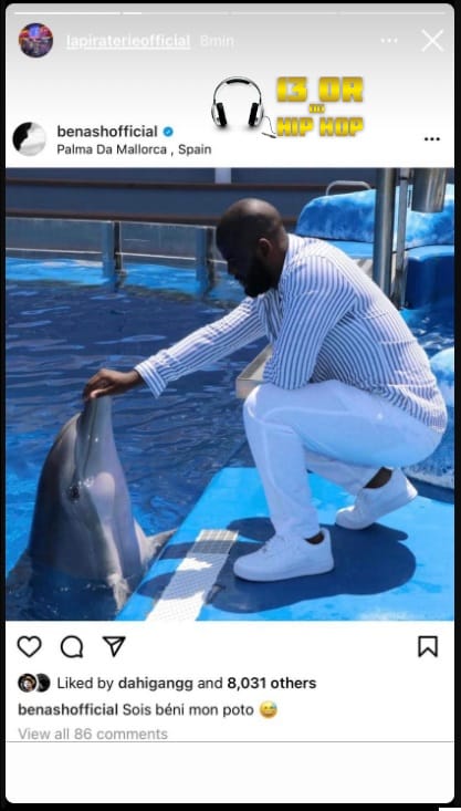 Booba accuse Benash d’avoir transmis un virus aux dauphins, il répond