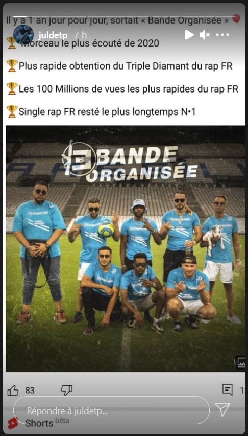 Soso Maness et Jul fêtent les un an du succès de Bande Organisée