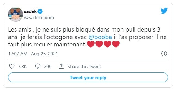 Sadek prend la place de Kaaris dans l'octogone contre Booba, c'est chaud