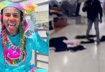 6ix9ine : un mec tente de l’agresser sans sa sécurité, il se défend seul