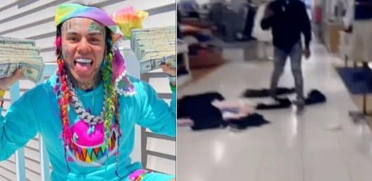 6ix9ine : un mec tente de l'agresser sans sa sécurité