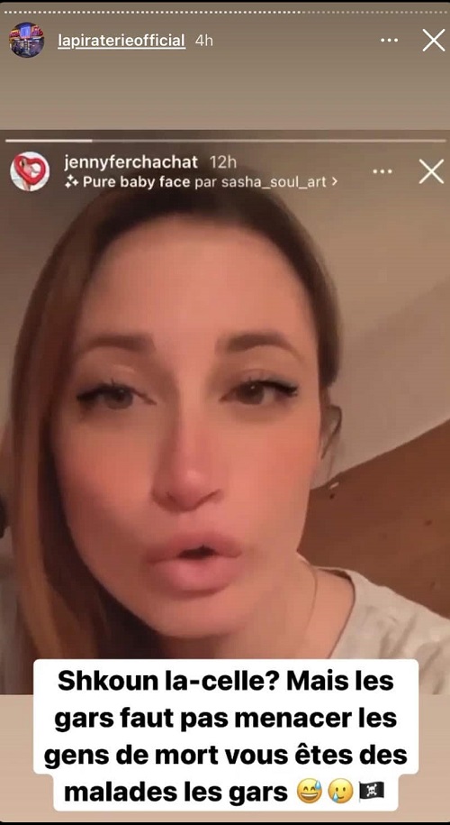 Jennyfer Chachat prend cher de la part Booba