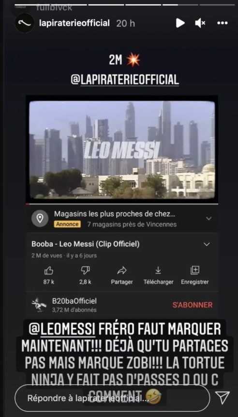 Booba met la pression à Messi et se moque de Mbappé 2