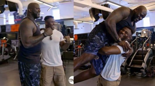 Quand Ngannou soulevait facilement les 150 kilos Shaquille O’Neal