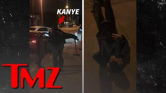 Kanye West assomme un individu dans une virulente rixe