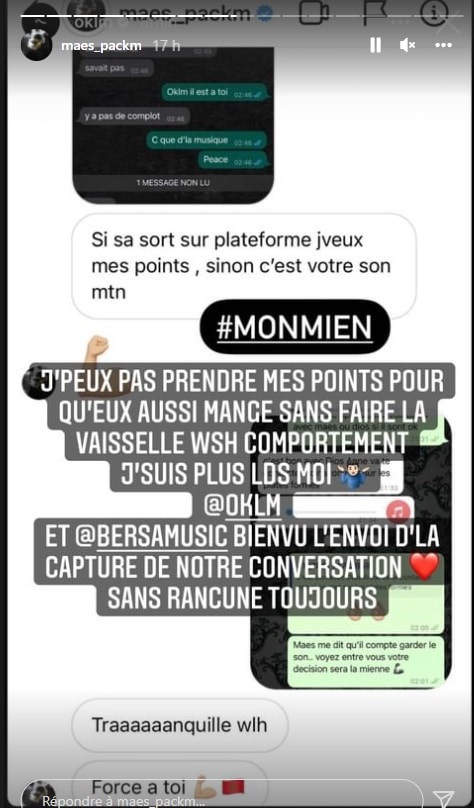 Ça chauffe entre Maes et Booba 3
