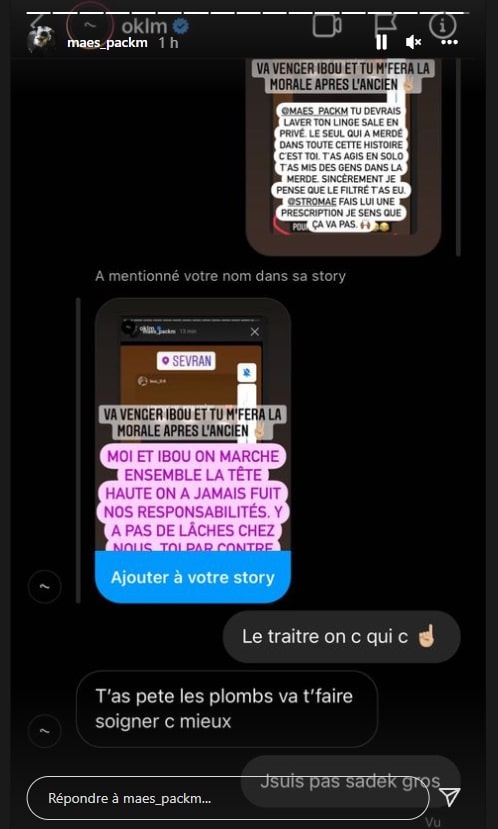 Ça chauffe entre Maes et Booba 5
