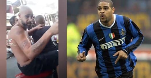 Adriano en état d'ébriété sur une moto, la scène attriste les fans de foot