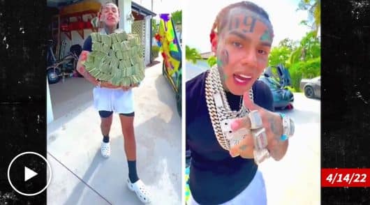 2 millions dans les bras, 6ix9ine a trompé tout le monde avec des faux billets