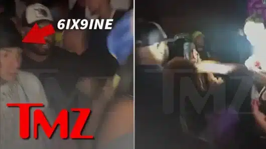 6ix9ine attaqué physiquement par un agresseur déterminé à s’en prendre à lui