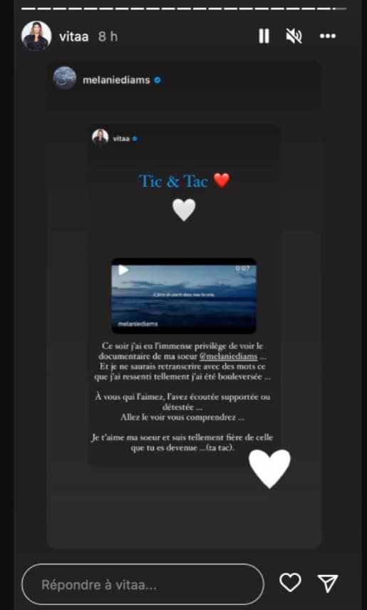Diam's bouleverse Vitaa qui lui a adresse un magnifique message plein d'émotion 2