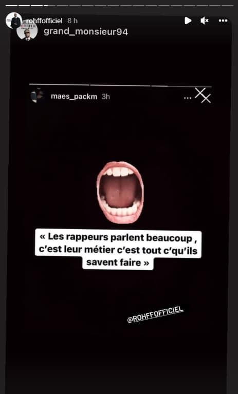 Maes partage une grosse punchline de Rohff ! Housni réagit