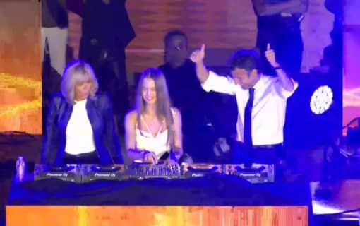 La DJ ukrainienne Xenia transforme l’Elysée en Rave party, Macron s'éclate