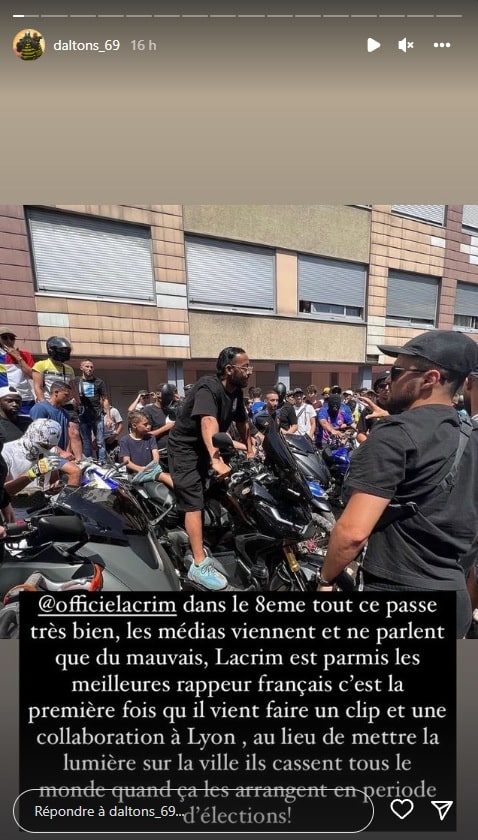 Lacrim copie Sofiane avec le blocage de l'A43 qui fait polémique, les Daltons réagissent 2