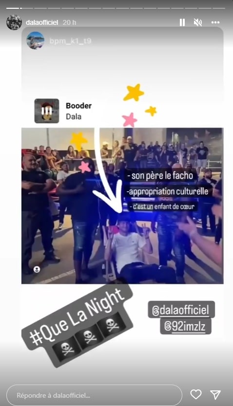 Dala clash Vald suite aux tensions des Francofolies et le compare à 6ix9ine 3
