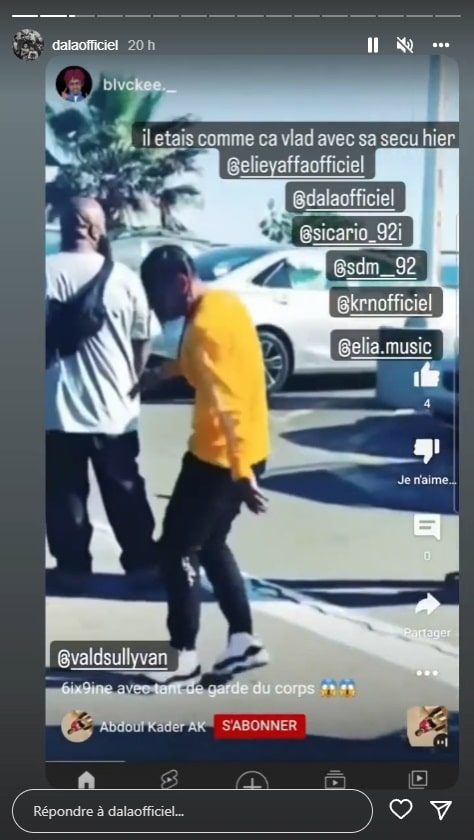 Dala clash Vald suite aux tensions des Francofolies et le compare à 6ix9ine 2