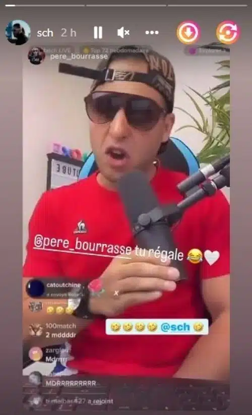 SCH : le Youtubeur Père Bourrasse fait une imitation hilarante du rappeur qui réagit 2