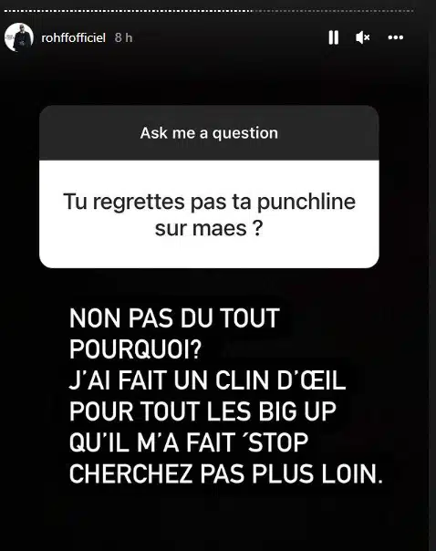 Rohff regrette-t-il sa dédicace à Maes ? Housni répond sincèrement 2
