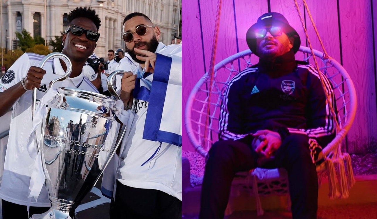 Maillot dédicacé et short du joueur de football VINICIUS Maillot dédicacé et short du joueur de football VINICIUS