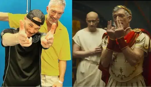 Jul : Vincent Cassel le dédicace dans d'Astérix