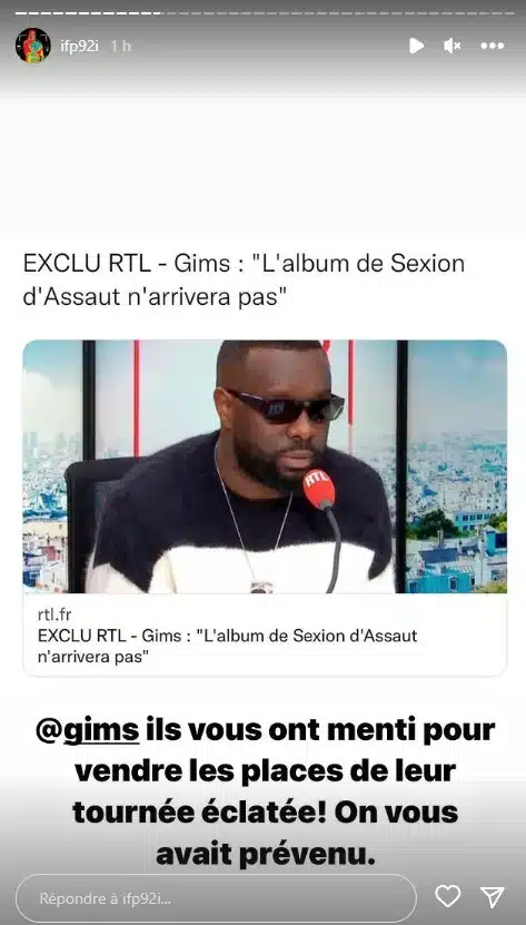 Booba descend Gims qui gâche l'art musical et tacle la fin de la Sexion D'Assaut 4